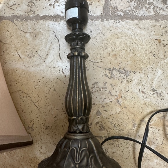 Decorative Metal Table Lamp 16" Tall - Picture 12 of 13